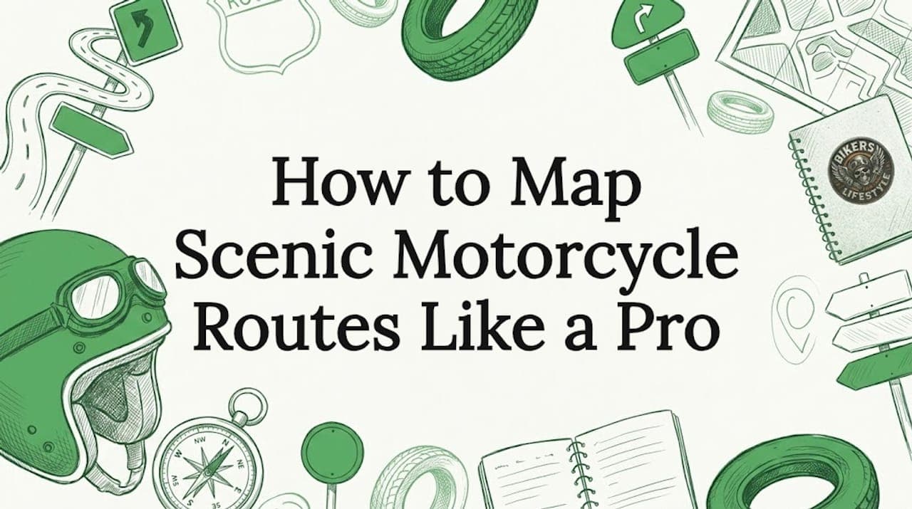 How to Map Scenic Motorcycle Routes Like a Pro