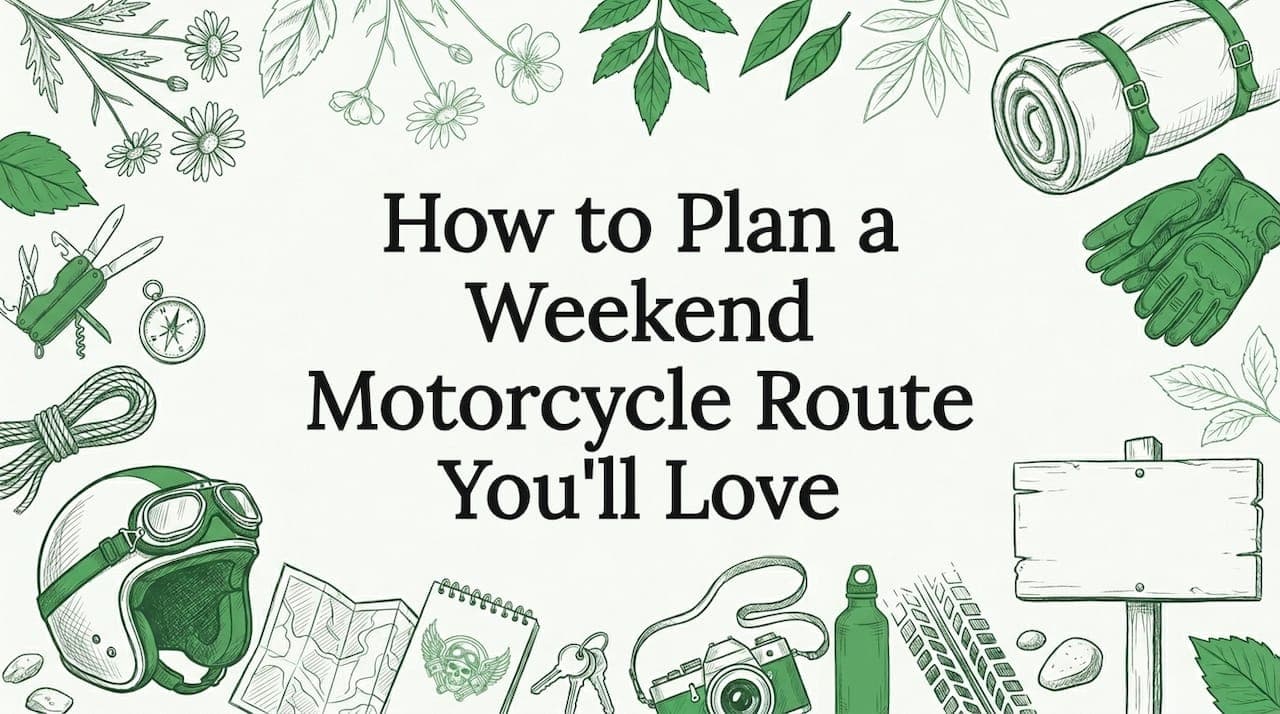 How to Plan a Weekend Motorcycle Route You'll Love