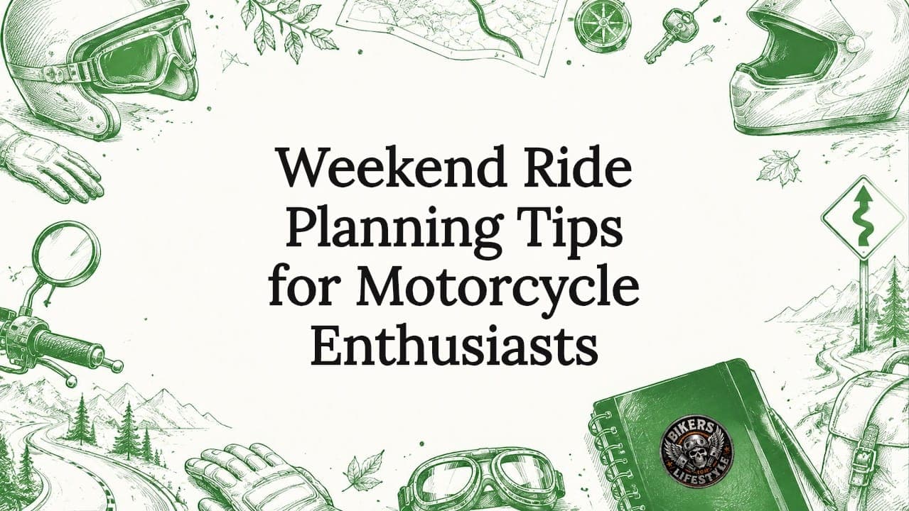 Weekend Ride Planning Tips for Motorcycle Enthusiasts